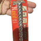 Vintage Vermont American Rotary Masonry Drill Bit Fast Carbide Tip 13X1" New. Price: $12.00.