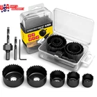 8PCS Hole Saw Kit 1" To 2-1/8"(25-54MM) Set In Case With Mandrels New. Price: $14.29.