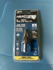 Hercules Cobalt Step Drill Bit Spiral Flute Design HA22-60 1/4"-3/4" Hex New. Price: $10.00.