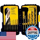 Irwin Tools Drill Bit Set Cobalt Alloy Steel 15-PIECE 316015 New. Price: $65.18.