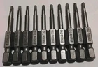 1838510 Irwin 10PC 1/4" Hex 2" T-10 Torx Driver Bits Quick Release Open. Price: $14.95.