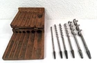 Vtg Set Of 6 Auger Drills W/original Wood Box Irwin, Lakeside Working Tool Used. Price: $32.49.