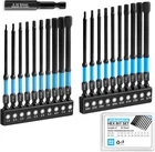 Allen Wrench Drill Set 1/4" Hex Shank - 20PC Metric & Sae Impact Driver New. Price: $49.99.