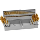 115 Piece Titanium Coated Drill Bit Set New. Price: $93.59.