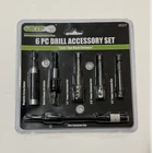 Grip 6-PIECE Drill Accessory Set, Steel, Socket Driving, Mpn 35337 New. Price: $13.99.