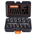 Yekepro Pcs Bolt Extractor Set, 3/8" Drive 15-PIECE New. Price: $31.90.