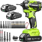 Impact Driver: 21V 1/4" Hex Cordless Driver, 230N.M (2,035IN-LBS) Brushle New. Price: $161.99.