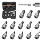 15-PIECE Screw Extractor Set, 3/8" Inch Drive Multi-spline Easy Out Bolt Extr... New. Price: $34.44.