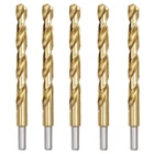 5PCS 1/2" Drill Set Hss Titanium Jobber Length Twist Metal 3/8" Shank New. Price: $16.19.
