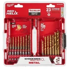 Milwaukee 48-89-4631 23PC Titanium Shockwave Drill Bit Set New. Price: $40.99.