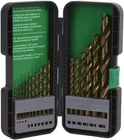 Drill Bit Set, 17 Piece, Gold Oxide, Twist 115136M New. Price: $35.04.