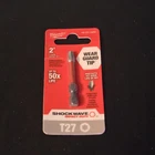 Milwaukee 48-32-4486 Shockwave 2" Impact Torx T27 Power Bit New. Price: $8.99.