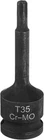 Harfington T35 Torx Bit Socket 1/2" 6 Point Star Screwdriver New. Price: $14.05.