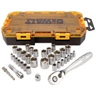 Stanley Consumer Tools DWMT73804 34 Piece Drive Socket Set- 0.25 & 0.38 In. New. Price: $71.46.