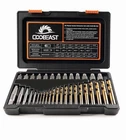 Coobeast 35 Screw Extractor Left Hand Drill Bits Set, Pcs, Black Open. Price: $69.00.