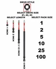 Milwaukee Shockwave Square Impact Bits (all Lengths, Sizes, Packs) New. Price: $404.43.