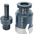 Dry Diamond Core Drill Bit 38MM/1.5" Tile Hole Saw 3/8" Hex Shank Adapter New. Price: $19.99.