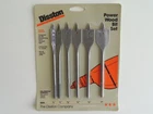 Vtg Disston Spade Bit Power Drill 6PC Set New Nos 1/4 Shank NO.5091 High Quality. Price: $34.99.