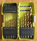 Ryobi Dockit Titanium Drill Bit Set 21-PIECE Locking Case Used. Price: $22.00.