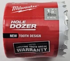 Milwaukee Hole Dozer 1-7/8 In 48MM Bi-metal Saw Drill Bit Red Usa New. Price: $11.99.