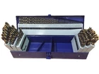 #1-60, A-z & 1/16-1/2X64THS 115 Piece Tin Coated Drill Bit Set, Qualtech, Dwd... New. Price: $230.54.