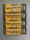 4-DEWALT 3/16 In. X 3.5 Black And Gold Drill Bit DW1112 New. Price: $15.00.