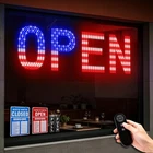 Led Open Signs For Business, Large - 30"X10", Flag New. Price: $90.99.