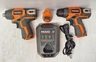 (N93574-2) Ridgid Tools R82005/R82230 Drill/ Driver Set Used. Price: $85.07.