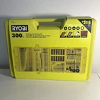 Ryobi 300 Piece Drill And Drive Bit Set Multi-material Hex Shank With Case Open. Price: $80.00.