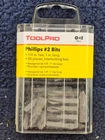 (50 Pieces) Toolpro TP60630: #2 Phillips Bit Tips With Interlocking Storage Box Open. Price: $22.30.