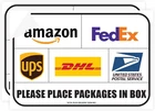 Package Delivery Signs (02 Pack) Stickers Size 10 X 7 Inches Ov New. Price: $13.44.