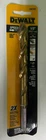 Dewalt DW1332 1/2" Titanium Reduced Shank Split Drill Bit New. Price: $9.99.