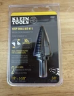 Klein Tools KTSB11 Double-fluted Step Drill Bit #11 (7/8" 1-1/8") New. Price: $28.99.