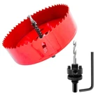 Hole Saw,drill Bit,laiwei Heavy Duty Mandrel 5"(127MM A2 Adapter), Red New. Price: $25.85.