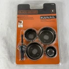 Black+decker 5-PIECE Assorted Hole Saws 71-120 New. Price: $7.87.
