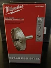 Milwaukee 49-57-8645 3-1/2" One-piece Carbide Hole Cutter Stainless Steel New. Price: $99.99.