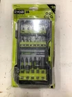 Ryobi Impact Rated Driving 30-PIECE Kit. Model #AR2037 Open. Price: $10.95.