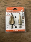 Warrior Titanium 96275 Steel Step Bit Piece Set 3/16" 1-3/8" New. Price: $5.99.