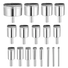 Diamond Set, 17 Pcs Tile Drill Bits 1/4" 5/16" New. Price: $18.40.