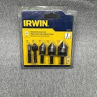 Irwin Tools High Speed Black Oxide Countersink Drill Bit, 5-PIECE Set Open Box. Price: $21.21.