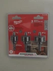 Milwaukee 49-22-4800 3-PIECE Tpi Shockwave Impact-duty Thin Wall Hole Saw Set New. Price: $39.00.