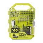Ryobi Drill Bit And Impact Drive Kit 65-PIECE Set Model A986501 Open. Price: $19.75.