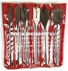 Irwin Speedbor 886-R Set Of 1/4" Wood Drill Bits Hollow Ground Points K1093 Used. Price: $14.50.