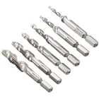 Bestgle Set Of Sae Drill Tap Combination 1/8, 5/32, 3/16, 1/4, 5/16, 3/8 New. Price: $13.63.
