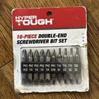 Hyper Tough 10-PIECE Double-end Screwdriver Bit Set Durable Alloy Steel Drill At New. Price: $6.99.