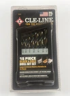 Cle-line 15 Piece Black And Gold Drill Bit Set #C18131 Made Usa New. Price: $39.95.