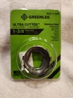 New Usa Made Greenlee 925-1-3/8 Ultra Cutter 1.375 3/8" Stainless Free Ship. Price: $42.00.