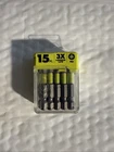 Ryobi 2 In Bulk Impact Drive Bit Set 15-PIECE New. Price: $11.99.