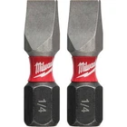 Milwaukee 48-32-4418 Shockwave Impact Duty 1" #10 Slotted Bits, 2-PACK New. Price: $8.95.