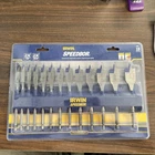 Irwin Speedbor Boring Flat Drill Spade Bit Set 13 Piece Blue Groove 88894 New. Price: $29.99.